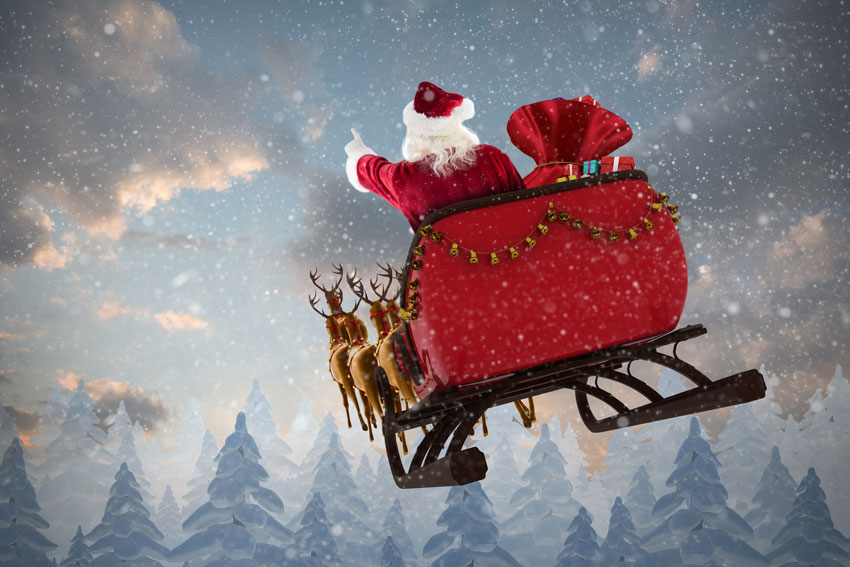 IS SANTA ELF-ISOLATING? 1 in 3 UK children are concerned Santa won’t be able to visit this year.